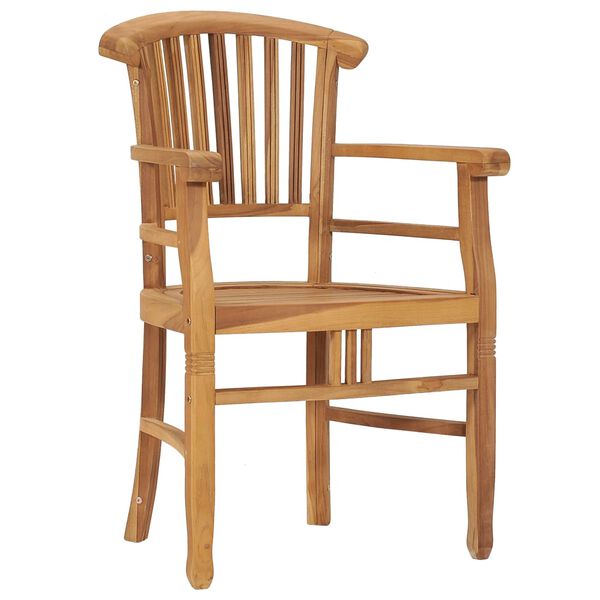 vidaXL &Sigma;&epsilon;&tau; &Tau;&rho;&alpha;&pi;&epsilon;&zeta;&alpha;&rho;ί&alpha;&sigmaf; &Kappa;ή&pi;&omicron;&upsilon; 3 &Tau;&epsilon;&mu;&alpha;&chi;ί&omega;&nu; &alpha;&pi;ό &Mu;&alpha;&sigma;ί&phi; &Xi;ύ&lambda;&omicron; Teak