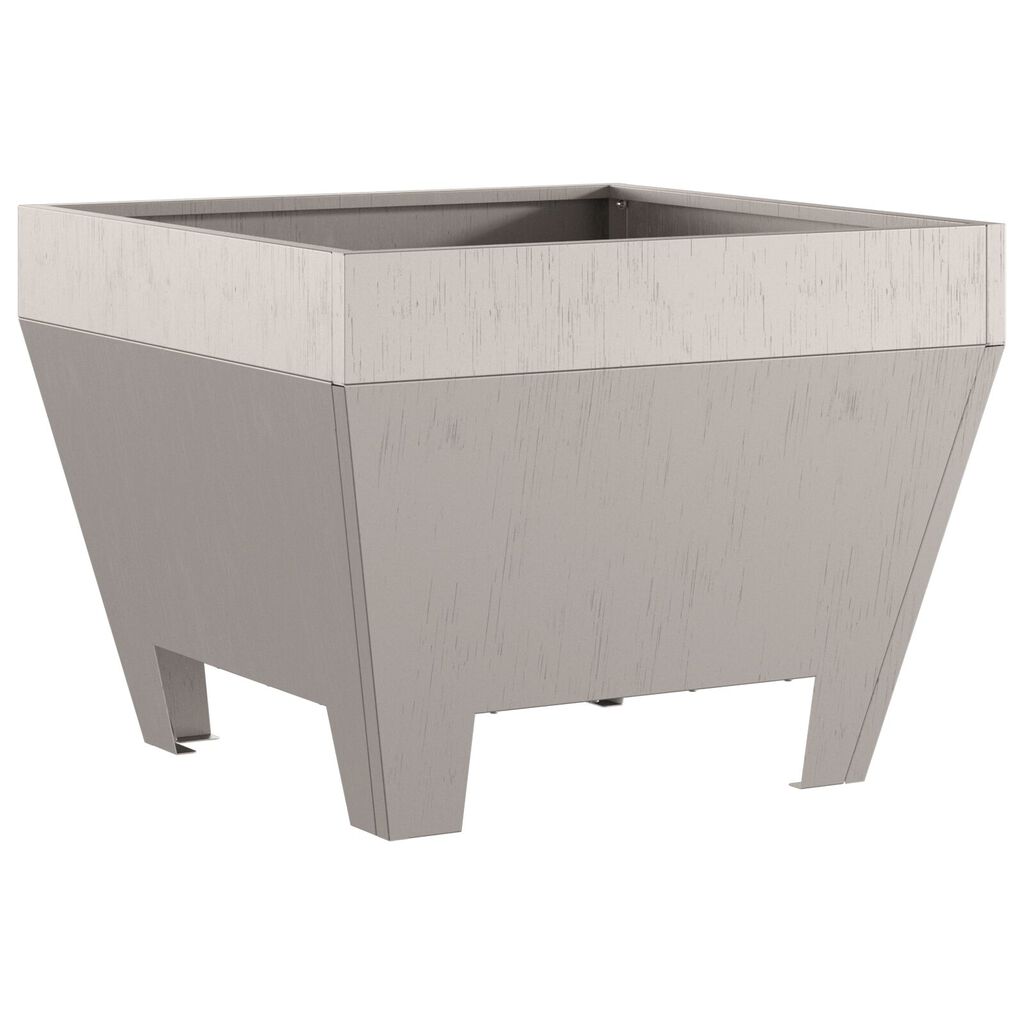 vidaXL Τετράγωνο Τζάκι 50x50x30 εκ. Σαθρού Χάλυβα