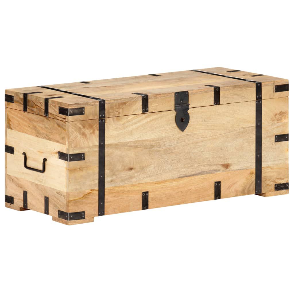 vidaXL Μπαούλο 90 x 40 x 40 εκ. από Μασίφ Ξύλο Μάνγκο