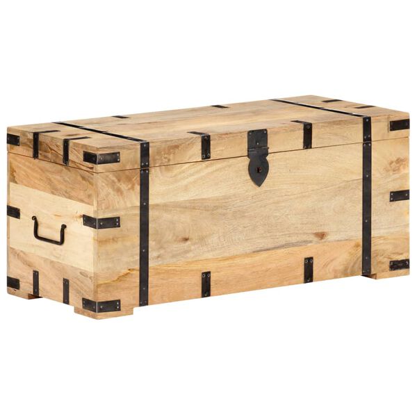 vidaXL Μπαούλο 90 x 40 x 40 εκ. από Μασίφ Ξύλο Μάνγκο