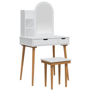 vidaXL &Sigma;&epsilon;&tau; &Tau;&rho;&alpha;&pi;&epsilon;&zeta;&iota;&omicron;ύ &Mu;&alpha;&kappa;&iota;&gamma;&iota;ά&zeta; FAUSKE 4 pcs &Lambda;&epsilon;&upsilon;&kappa;ό 76 x 50 x 143 &epsilon;&kappa;