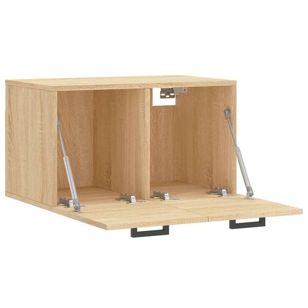 vidaXL Ντουλάπι Τοίχου Sonoma Δρυς 60x36,5x35 εκ. Επεξεργασμένο Ξύλο