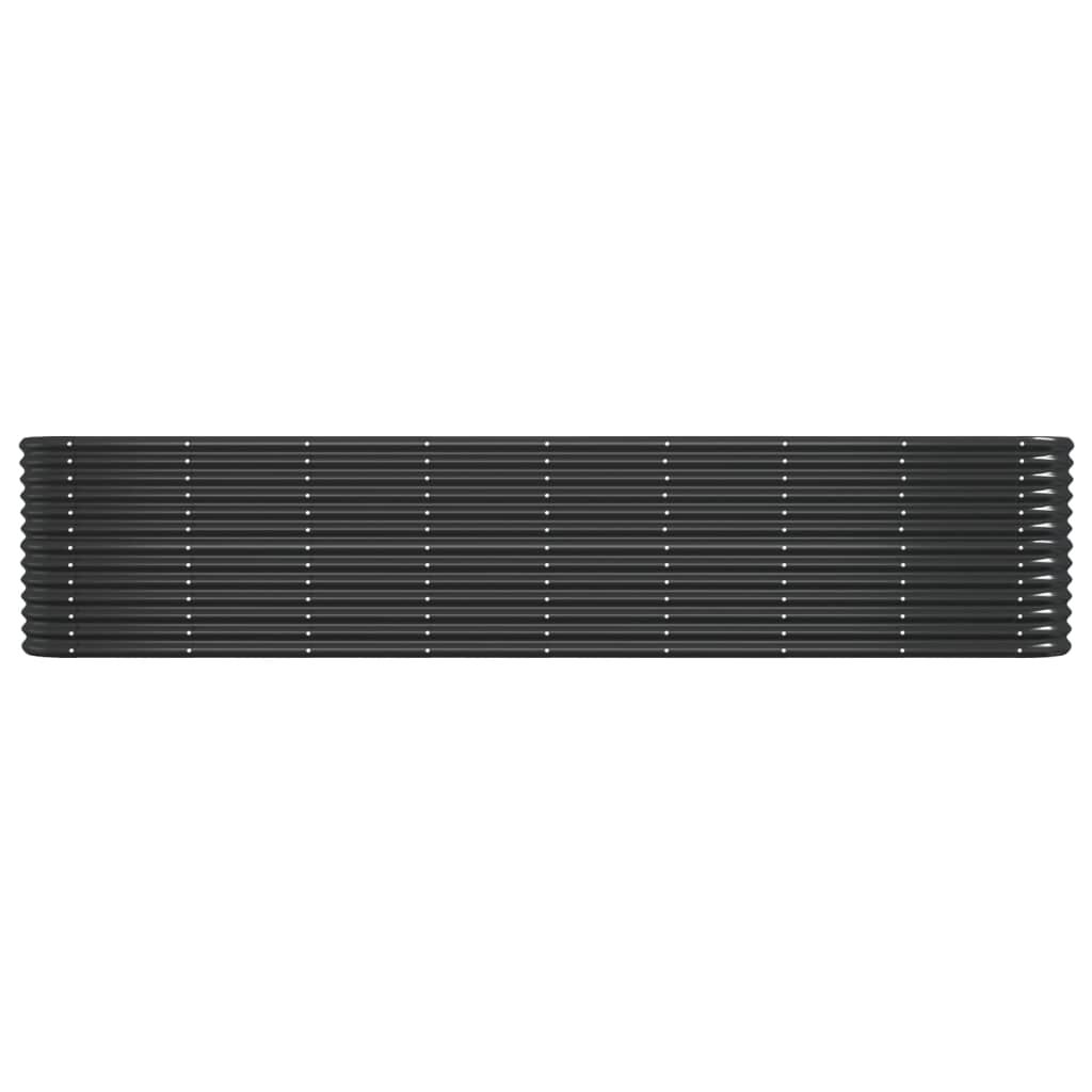 vidaXL Ζαρντινιέρα Ανθρακί 332x40x68 εκ Ατσάλι με Ηλεκτρ. Βαφή Πούδρας