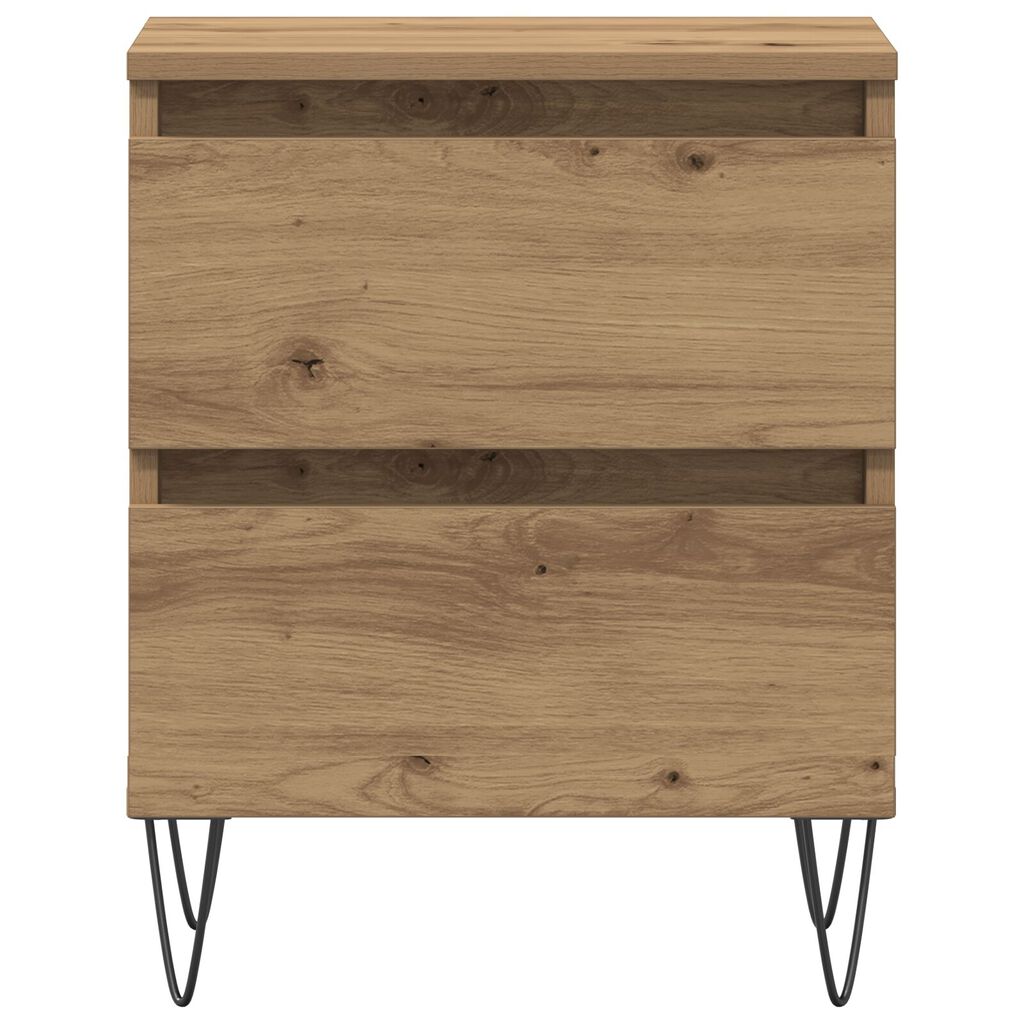 vidaXL Κομοδίνο Artisan Oak 40x35x50 εκ. Κατασκευασμένο ξύλο