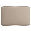 vidaXL Σετ Μαξιλαριών Πάγου 2 pcs Taupe 120 x 80 x 12 cm Ύφασμα Oxford