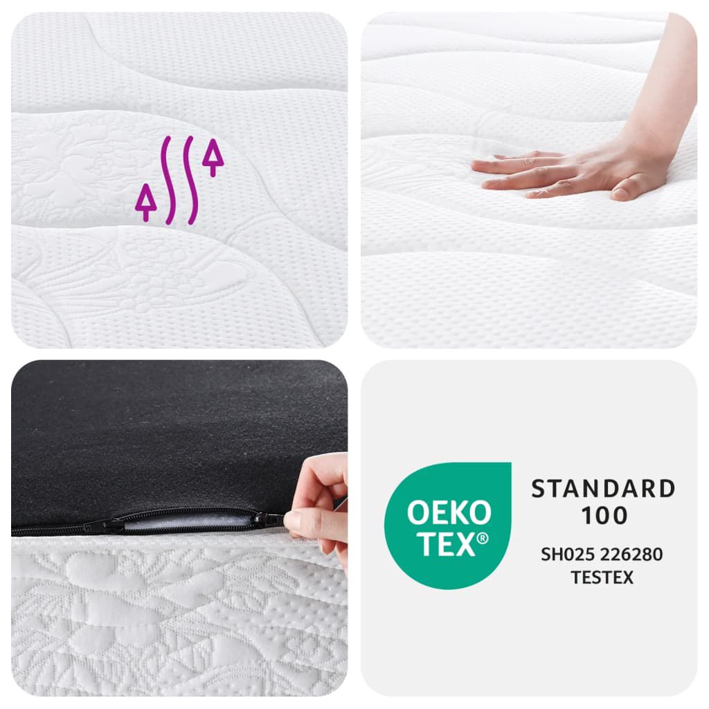 vidaXL Στρώμα με Bonnell Springs Μεσαία Σκληρότητα 70x200 εκ.