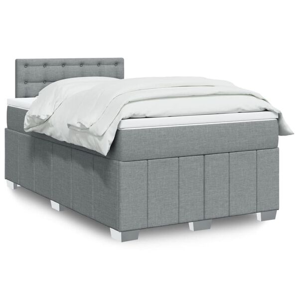 vidaXL &Kappa;&rho;&epsilon;&beta;ά&tau;&iota; Boxspring &mu;&epsilon; &Sigma;&tau;&rho;ώ&mu;&alpha; &Alpha;&nu;&omicron;&iota;&chi;&tau;ό &Gamma;&kappa;&rho;&iota; 120x190 &epsilon;&kappa;. &Upsilon;&phi;&alpha;&sigma;&mu;ά&tau;&iota;&nu;&omicron;