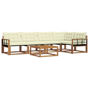 vidaXL &Sigma;&epsilon;&iota;&rho;ά &Kappa;&alpha;&nu;&alpha;&pi;έ &Epsilon;&xi;&omega;&tau;&epsilon;&rho;&iota;&kappa;&omicron;ύ &mu;&epsilon; &mu;&alpha;&xi;&iota;&lambda;ά&rho;&iota; 6 pcs &Phi;&upsilon;&sigma;&iota;&kappa;ό &kappa;&alpha;&iota; &Kappa;&rho;έ&mu;&alpha;