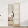 vidaXL Συρόμενη Πόρτα ORKDAL Καφέ 61 x 198.5 εκ. Μασίφ ξύλο πεύκου