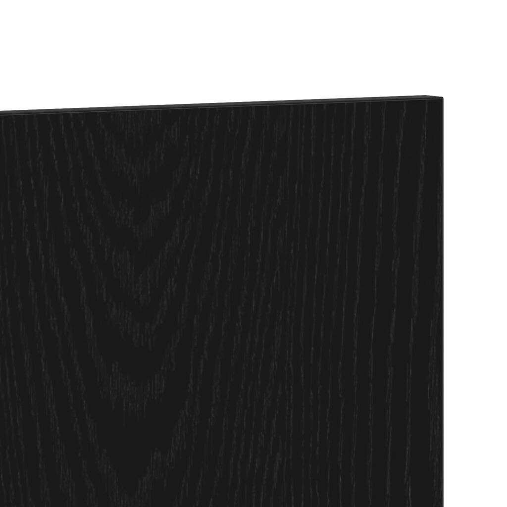 vidaXL Κεφαλάκι κρεβατιού Μαύρο Δρυς 120x1,5x80 εκ. Από Συνθετικό Ξύλο