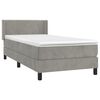 vidaXL &Kappa;&rho;&epsilon;&beta;ά&tau;&iota; Boxspring &mu;&epsilon; &Sigma;&tau;&rho;ώ&mu;&alpha; &Alpha;&nu;&omicron;&iota;&chi;&tau;ό &Gamma;&kappa;&rho;&iota; 80x200 &epsilon;&kappa;. &Beta;&epsilon;&lambda;&omicron;ύ&delta;&iota;&nu;&omicron;