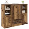 vidaXL Highboard &mu;&epsilon; &sigma;&upsilon;&rho;&tau;ά&rho;&iota; 3 pcs &Pi;&alpha;&lambda;&iota;ό &Xi;ύ&lambda;&omicron; &Epsilon;&pi;&epsilon;&xi;&epsilon;&rho;&gamma;&alpha;&sigma;&mu;έ&nu;&omicron; &xi;ύ&lambda;&omicron;