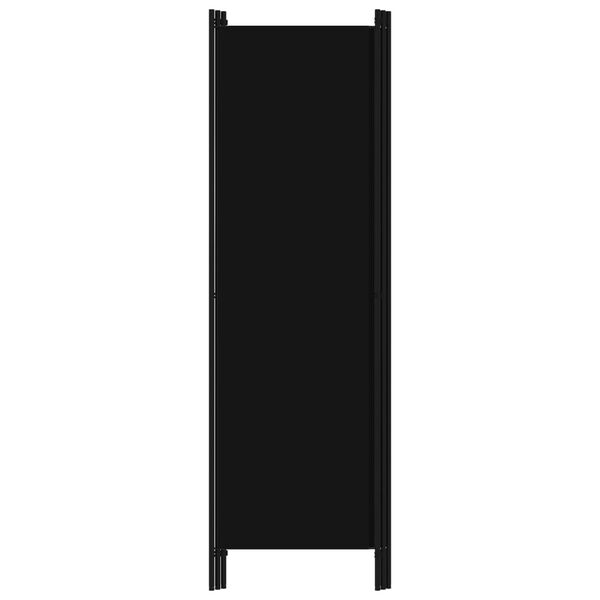 vidaXL Διαχωριστικό Δωματίου με 3 Πάνελ Μαύρο 150 x 180 εκ.