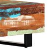 vidaXL Τραπεζάκι Σαλονιού 120 x 50 x 30 εκ. Ανακυκλωμένο Ξύλο/Ατσάλι