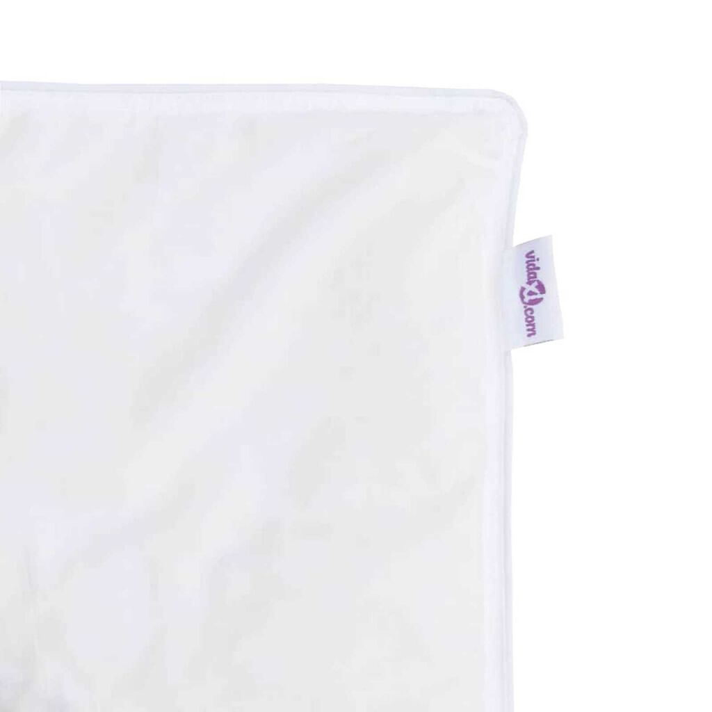 vidaXL Πάπλωμα με μαξιλάρι 3 pcs Λευκό Πούπουλο