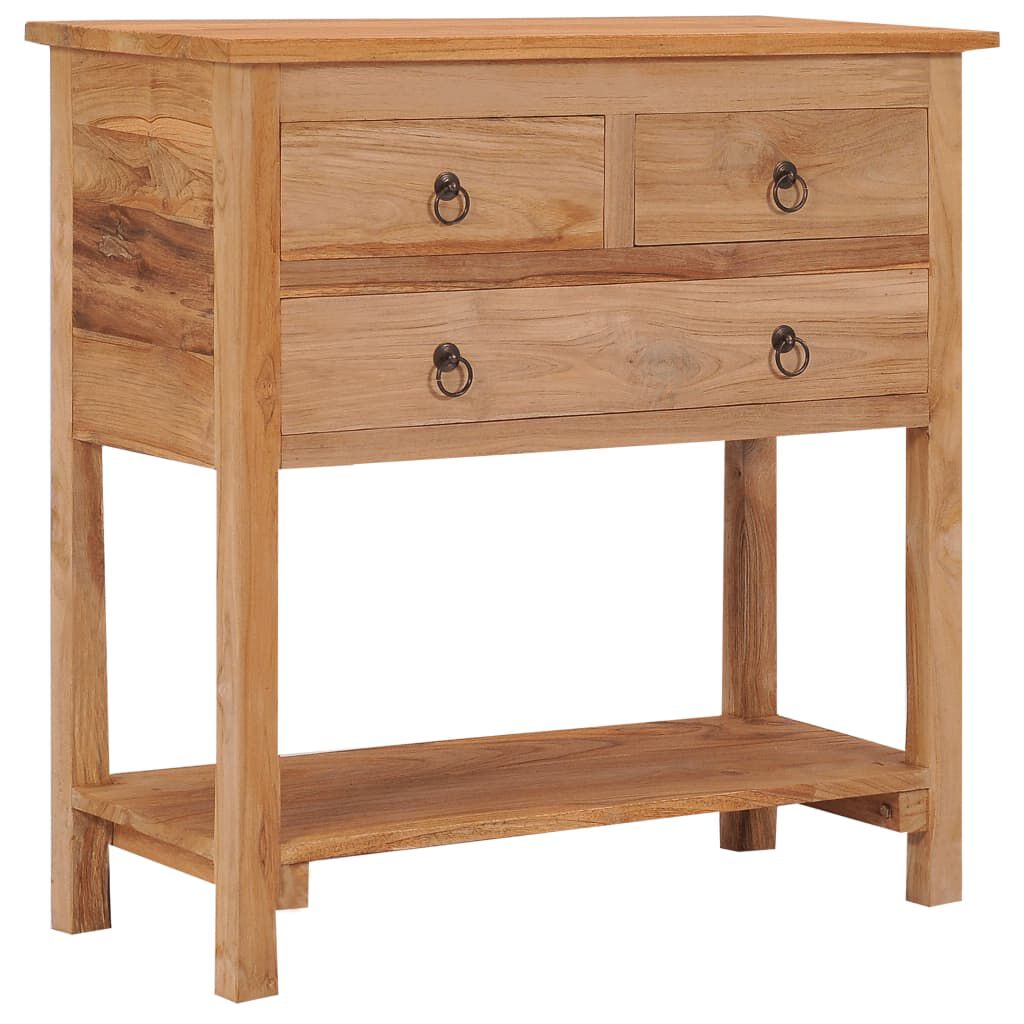 vidaXL Συρταριέρα 78 x 35 x 80 εκ. από Μασίφ Ξύλο teak