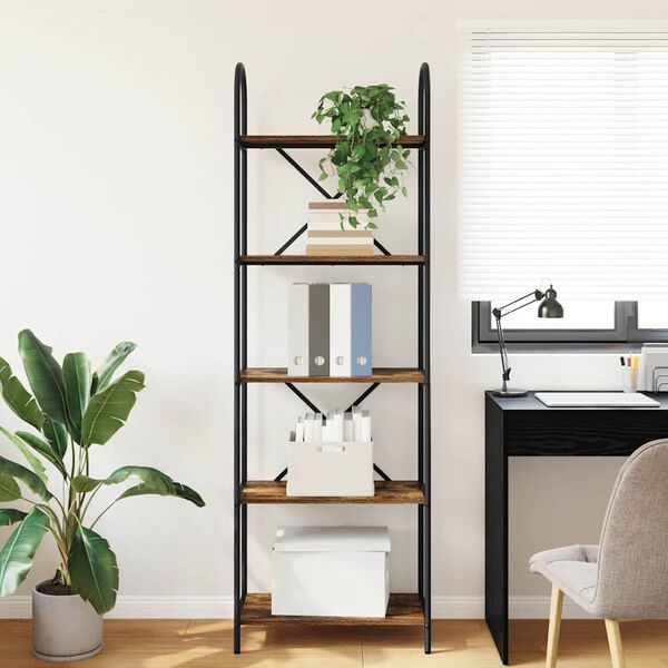 vidaXL &Rho;ά&phi;&iota; &Beta;&iota;&beta;&lambda;ί&omega;&nu; &Kappa;&alpha;&pi;&nu;&iota;&sigma;&tau;ό &Delta;&rho;ύ&sigmaf; 60 x 30 x 183 &epsilon;&kappa; &Epsilon;&pi;&epsilon;&xi;&epsilon;&rho;&gamma;&alpha;&sigma;&mu;έ&nu;&omicron; &xi;ύ&lambda;&omicron;