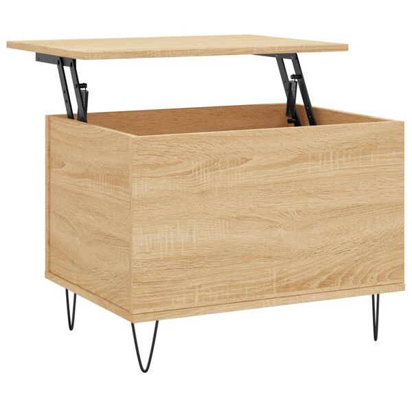 vidaXL Τραπεζάκι Σαλονιού Sonoma Δρυς 60x44,5x45εκ. Επεξεργασμένο Ξύλο