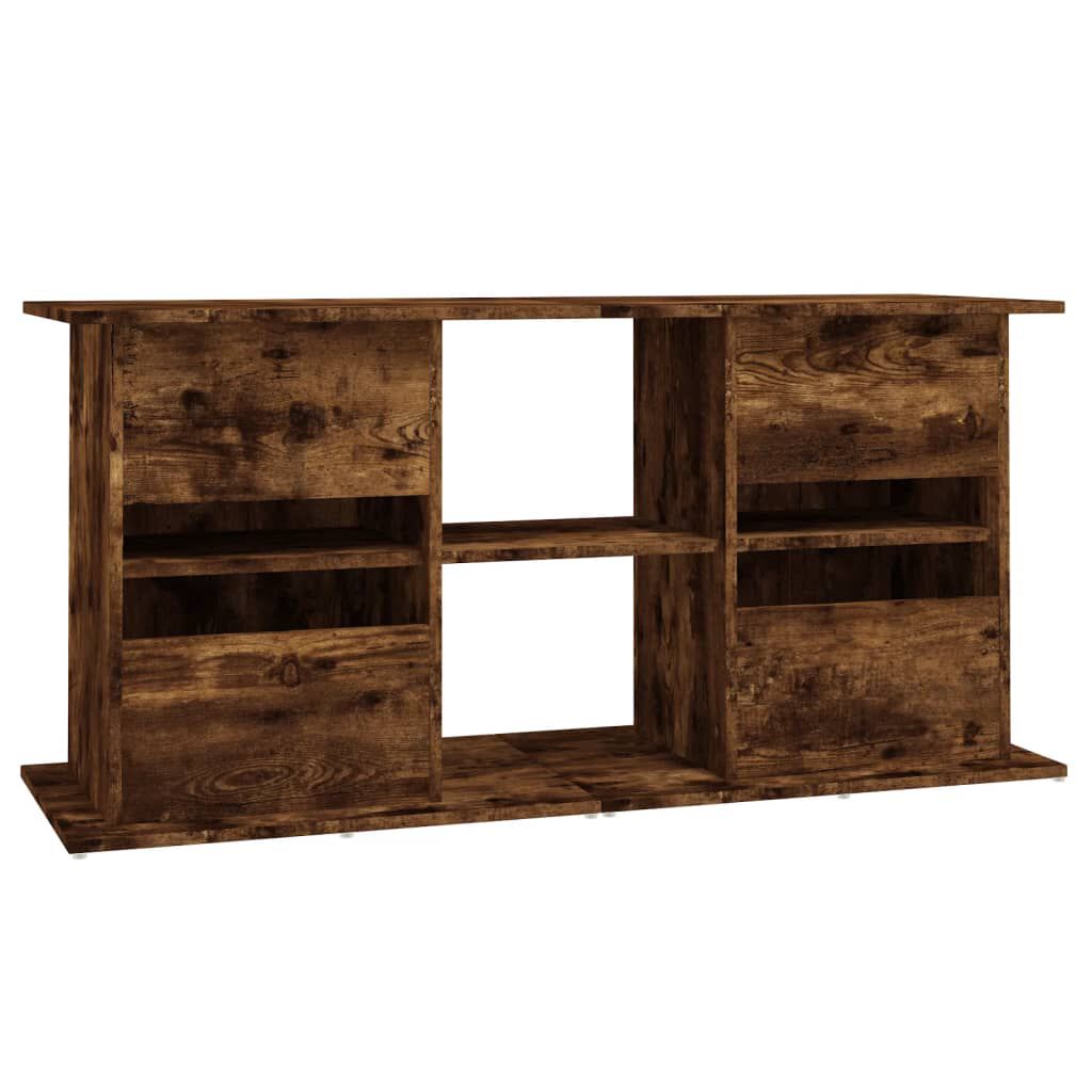 vidaXL Βάση Ενυδρείου Καπνιστή Δρυς 121x41x58 εκ. Επεξεργασμένο Ξύλο