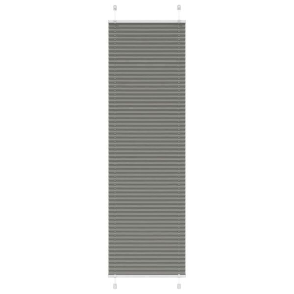 vidaXL Πλισέ περσίδα Ανθρακί 60x200 cm Πλάτος υφάσματος 59,4 cm