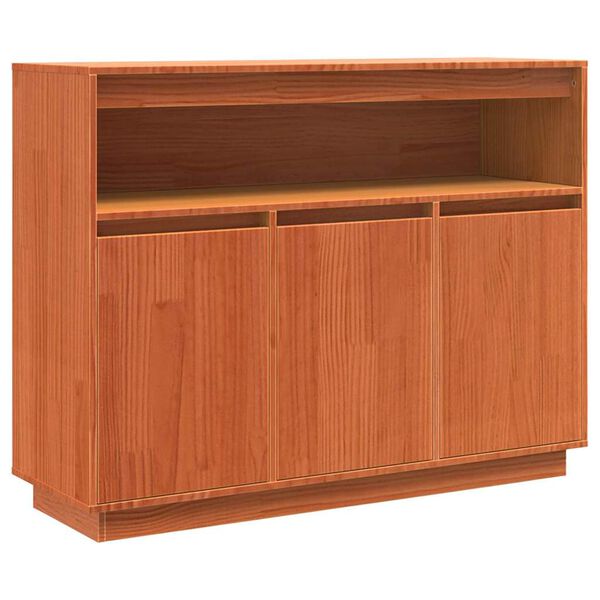 vidaXL Πλαϊνό γραφείο Καφέ 104,5 x 34 x 80 εκ
