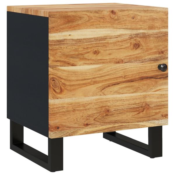 vidaXL Κομοδίνα 2 τεμ. 40 x 33 x 46 εκ. από Μασίφ Ξύλο Ακακίας