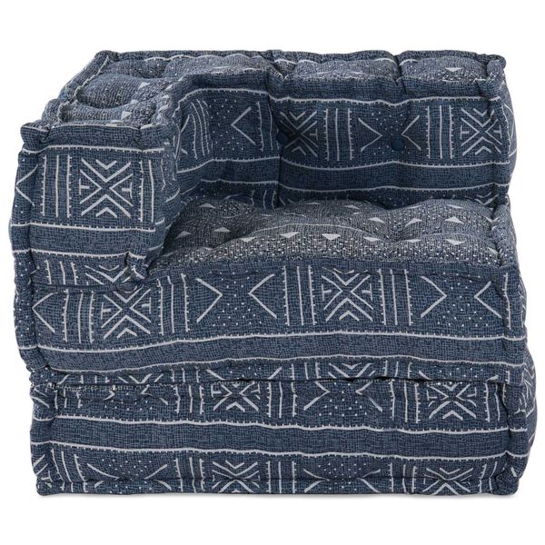 vidaXL Μοδι-γκα κουβερτούρα Indigo 70x70x54 Μάλλινο