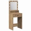 vidaXL &Tau;&rho;&alpha;&pi;έ&zeta;&iota; &pi;&epsilon;&rho;&iota;&pi;&omicron;ί&eta;&sigma;&eta;&sigmaf; &mu;&epsilon; &sigma;&upsilon;&rho;&tau;ά&rho;&iota; Artisan Oak 50 x 41 x 135 &epsilon;&kappa;
