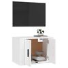 vidaXL Έπιπλο Τηλεόρασης Επιτοίχιο Λευκό 57 x 34,5 x 40 εκ.