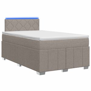 vidaXL &Kappa;&rho;&epsilon;&beta;ά&tau;&iota; box spring &mu;&epsilon; &sigma;&tau;&rho;ώ&mu;&alpha; Taupe 120 x 190 cm Ύ&phi;&alpha;&sigma;&mu;&alpha;