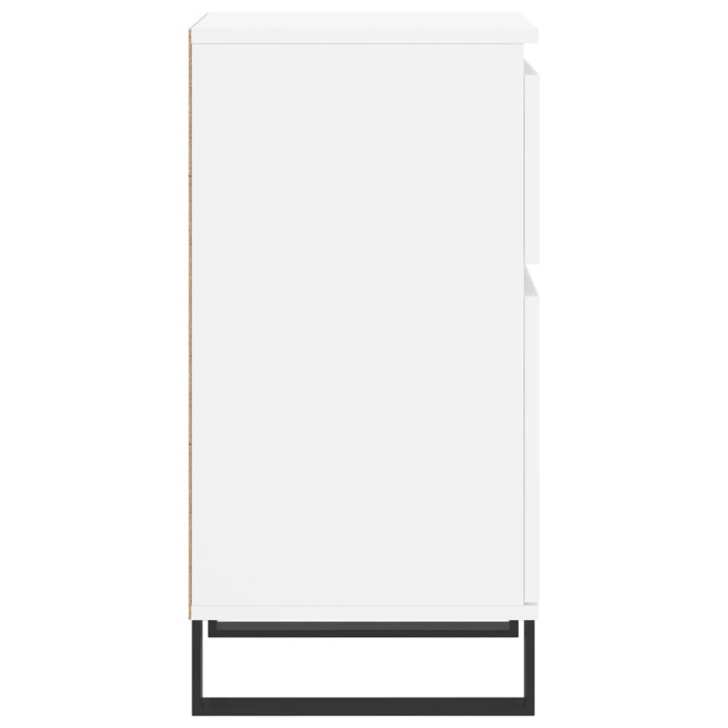vidaXL Ντουλάπια 2 τεμ. Λευκά 40 x 35 x 70 εκ. από Επεξεργασμένο Ξύλο