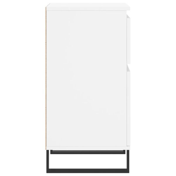 vidaXL Ντουλάπια 2 τεμ. Λευκά 40 x 35 x 70 εκ. από Επεξεργασμένο Ξύλο