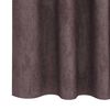 vidaXL Κουρτίνα με κουρτίνες 2 pcs Καφέ 140 x 140 cm Βελούδο