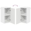 vidaXL Σετ Επίπλων Μπάνιου με συρτάρι 5 pcs Λευκό 30 x 35 x 192 εκ.