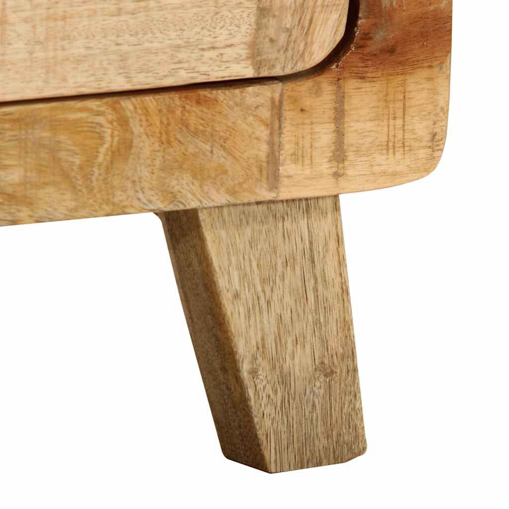 vidaXL Κομοδίνο 2 τεμάχια 40x32x46 cm Στερεό ξύλο Rough Mango