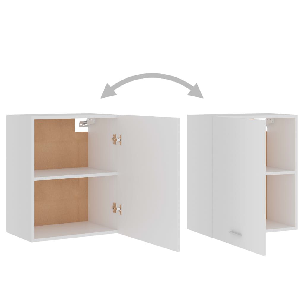 vidaXL Ντουλάπι Κρεμαστό Lyon Λευκό 50x31x60 εκ. από Επεξ. Ξύλο