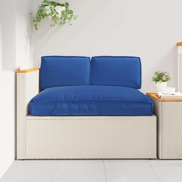 vidaXL Σετ Μαξιλαριών Πάγου 3 pcs Βασιλικό Μπλε 120 x 80 x 12 cm