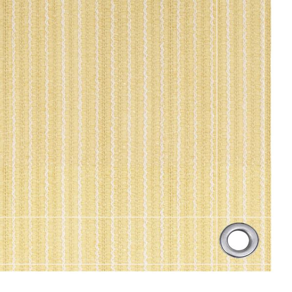 vidaXL Διαχωριστικό Βεράντας Μπεζ 75 x 300 εκ. από HDPE