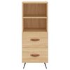 vidaXL Ντουλάπι Sonoma Δρυς 34,5x34x90 εκ. από Επεξεργασμένο Ξύλο