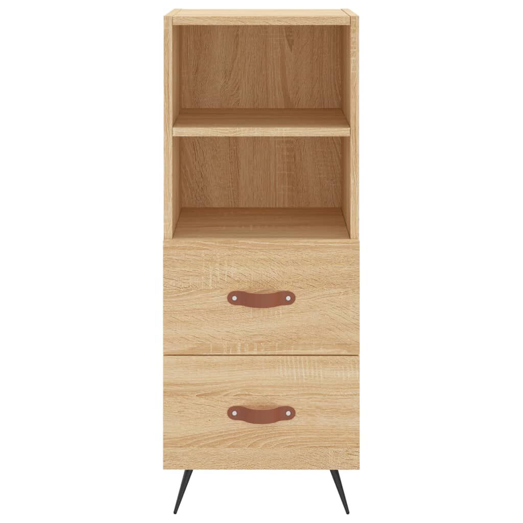vidaXL Ντουλάπι Sonoma Δρυς 34,5x34x90 εκ. από Επεξεργασμένο Ξύλο