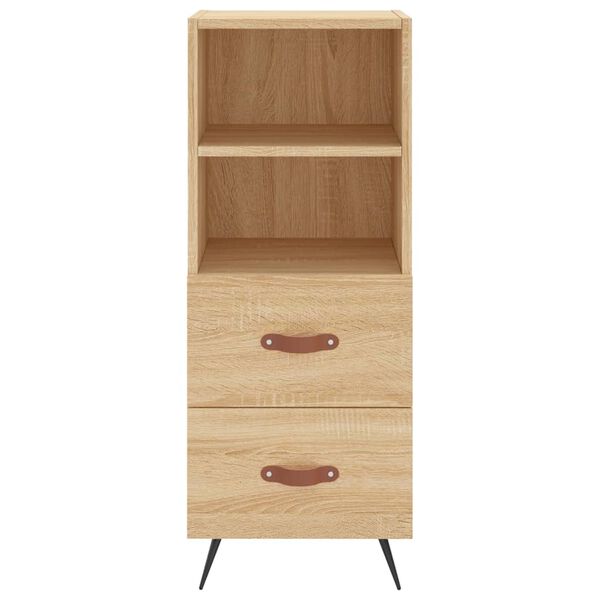 vidaXL Ντουλάπι Sonoma Δρυς 34,5x34x90 εκ. από Επεξεργασμένο Ξύλο
