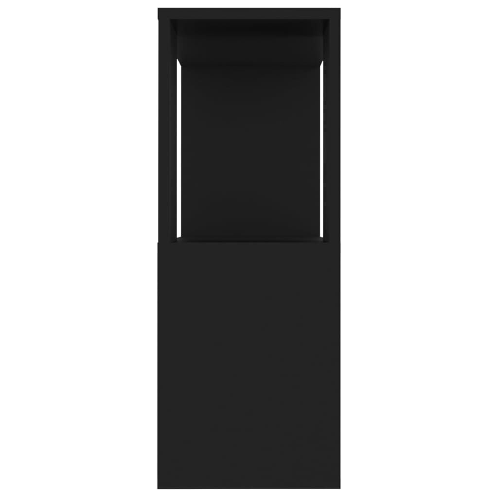 vidaXL Έπιπλο Τηλεόρασης Μαύρο 80 x 24 x 63 εκ. από Επεξ. Ξύλο