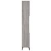 vidaXL Ντουλάπι Μπάνιου Γκρι Sonoma 30x30x190 εκ. Επεξεργασμένο Ξύλο