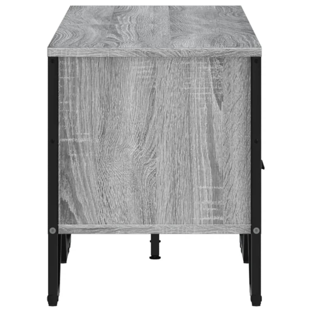 vidaXL Έπιπλο Τηλεόρασης Γκρι Sonoma 122x34x41 εκ. από Επεξεργ. Ξύλο