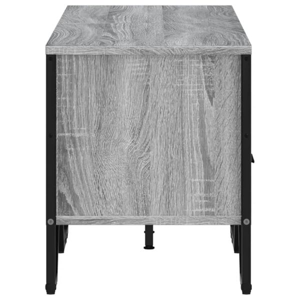 vidaXL Έπιπλο Τηλεόρασης Γκρι Sonoma 122x34x41 εκ. από Επεξεργ. Ξύλο
