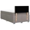vidaXL &Kappa;&rho;&epsilon;&beta;ά&tau;&iota; Boxspring &mu;&epsilon; &Sigma;&tau;&rho;ώ&mu;&alpha; Taupe 120x190 &epsilon;&kappa;. &Upsilon;&phi;&alpha;&sigma;&mu;ά&tau;&iota;&nu;&omicron;