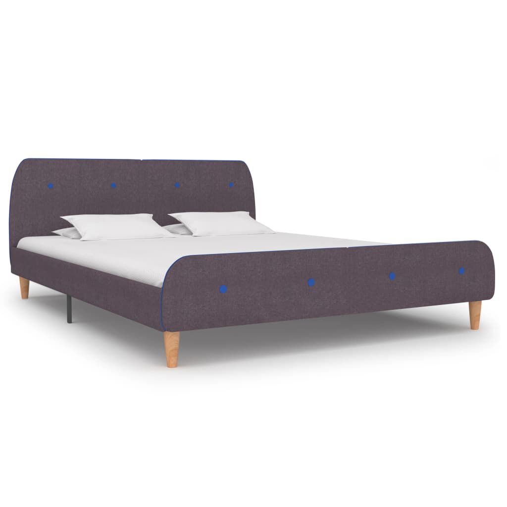 vidaXL Πλαίσιο Κρεβατιού Χρώμα Taupe 160 x 200 εκ. Υφασμάτινο