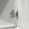 vidaXL Συρταριέρα με Συρτάρια Λευκή 71x35x65 εκ. από Επεξ. Ξύλο