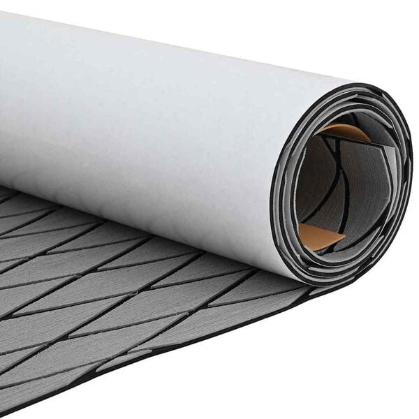 vidaXL Δάπεδο Σκάφους ανοιχτό γκρι και μαύρο 190 x 70 εκ EVA αφρός