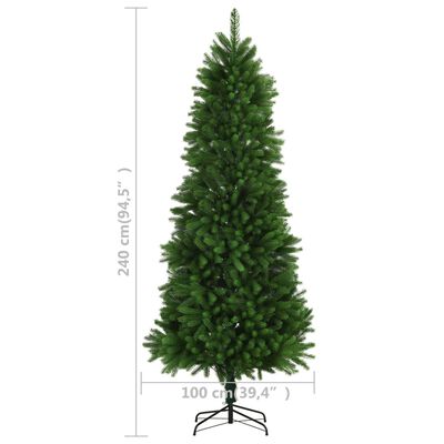 vidaXL Χριστουγεννιάτικο Δέντρο Τεχνητό σαν Αληθινό Πράσινο 240 εκ.